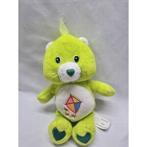 Care Bears Do Your Best Bear 8” Plush Lime Green Kite 2003 Stuffed Animal